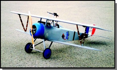 Balsa 1/4 Scale Nieuport 17 Biplane KIT