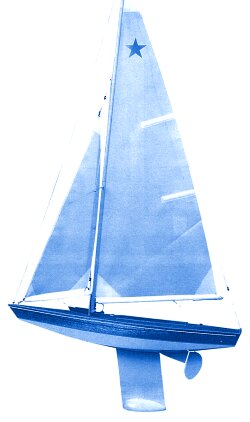 Dumas Star Class Sailboat 30in.